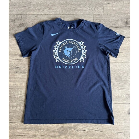 Set of two 2 Nike NBA Memphis Grizzlies Dri Fit T-shirt Men’s size Large - Picture 8 of 12